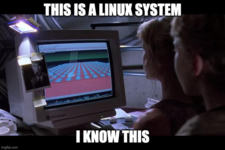 This is a Linux system... I know this